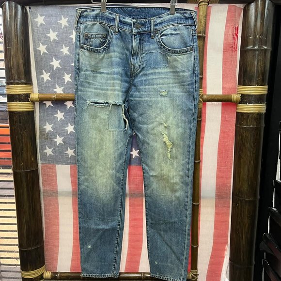 NWOT TRUE RELIGION denim Jean pant unique rare hard to find